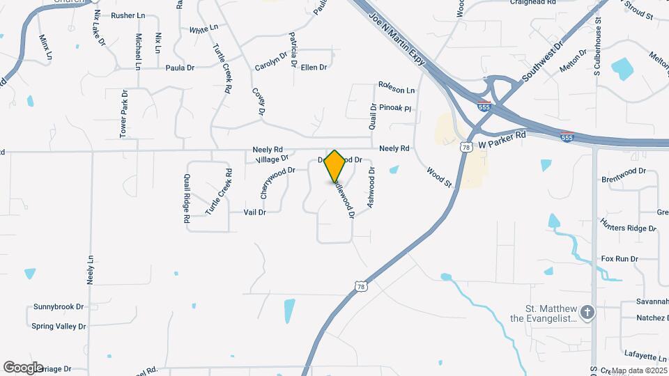 3115 Candlewood Dr Map and Location Details