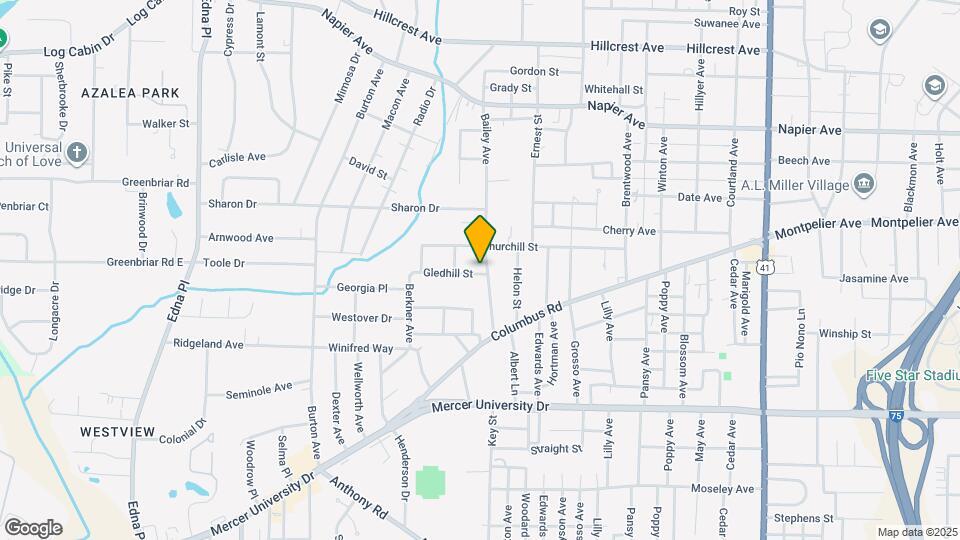 1431 Bailey Ave Map and Location Details