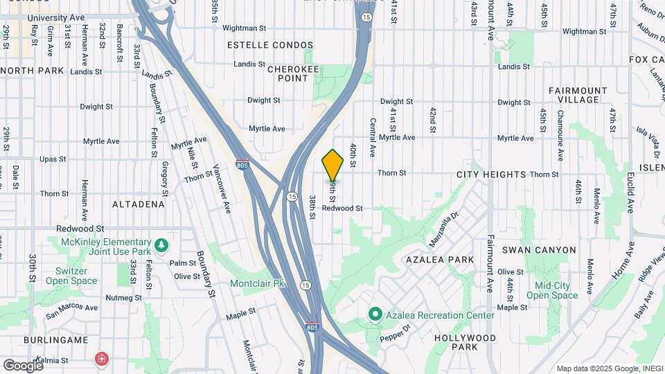 3210 39th St Map and Location Details