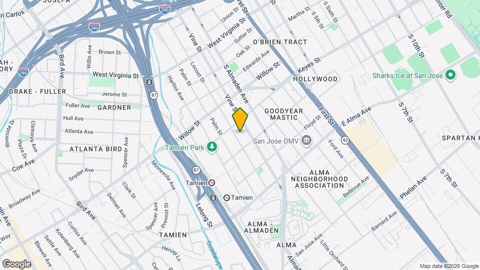 1144 Locust St, Unit 1156 Mapa y Detalles de la Ubicación