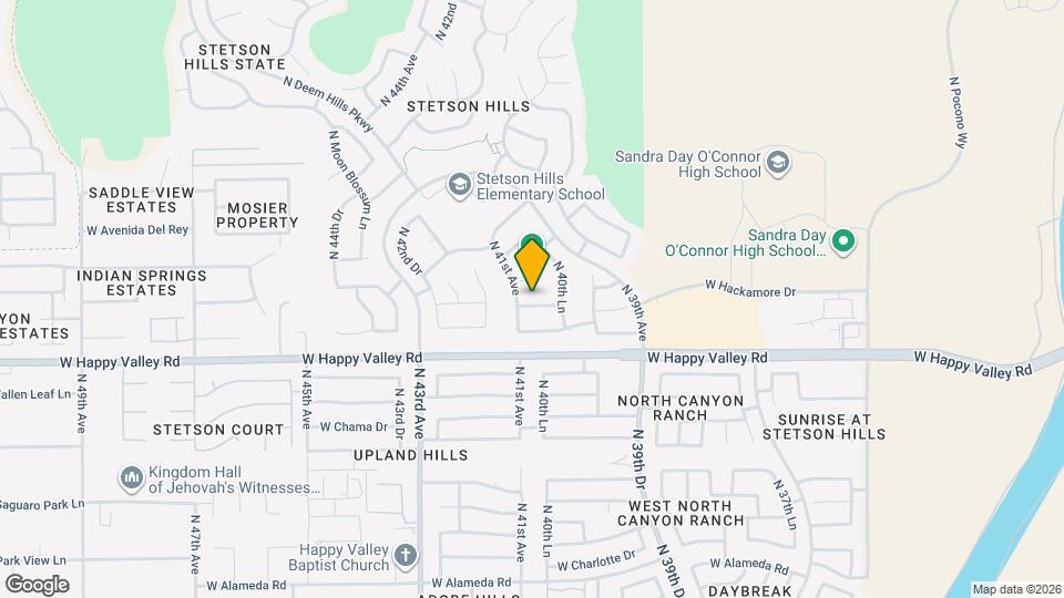 4044 W Hackamore Dr Map and Location Details