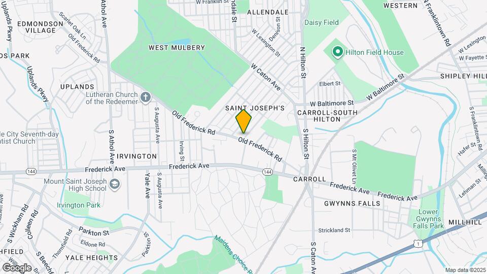 3700 Old Frederick Rd Map and Location Details