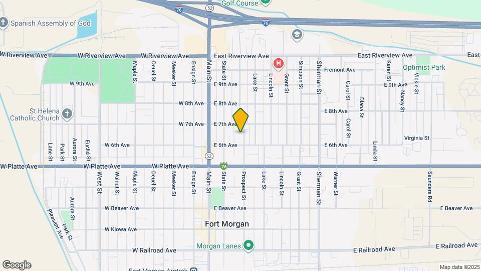 715 Prospect St Map and Location Details