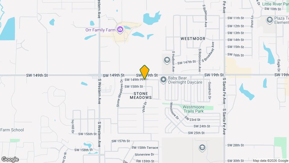 600 SW 149th Pl Map and Location Details