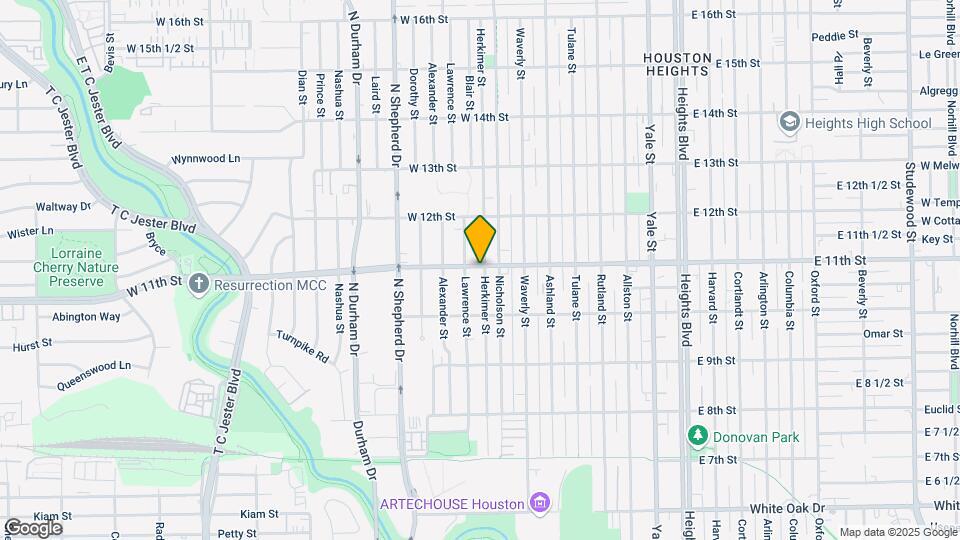1035 Herkimer St Map and Location Details