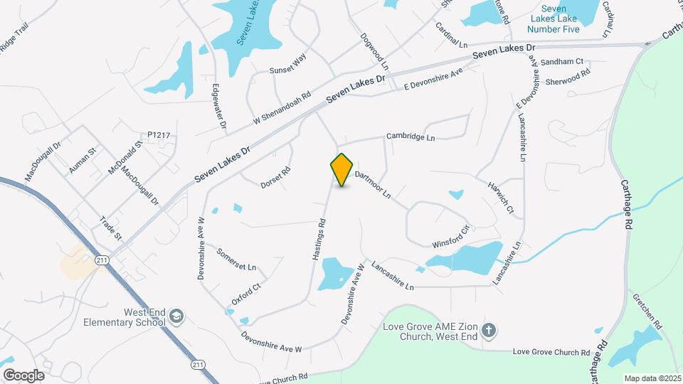 113 Hastings Rd Map and Location Details