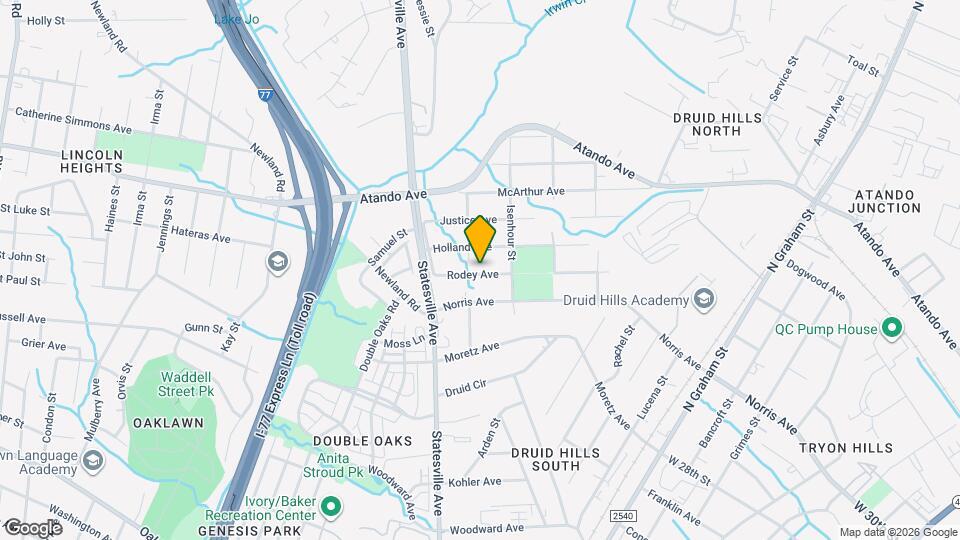 1028 Rodey Ave Map and Location Details