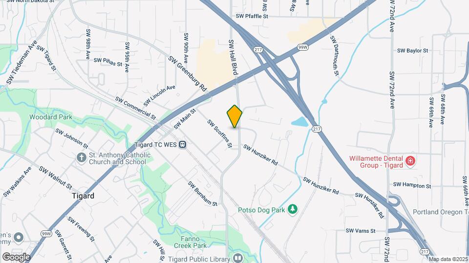 Tigard Terrace Apartments Map and Location Details