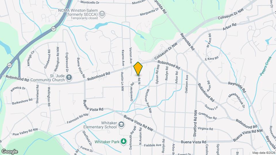 806 N Avalon Rd Map and Location Details