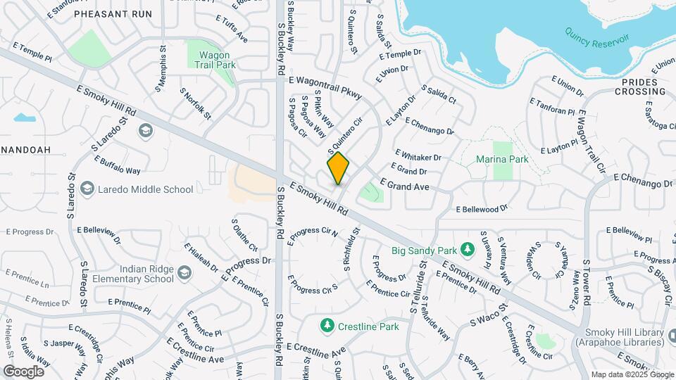 17198 E Whitaker Dr, Unit F Map and Location Details