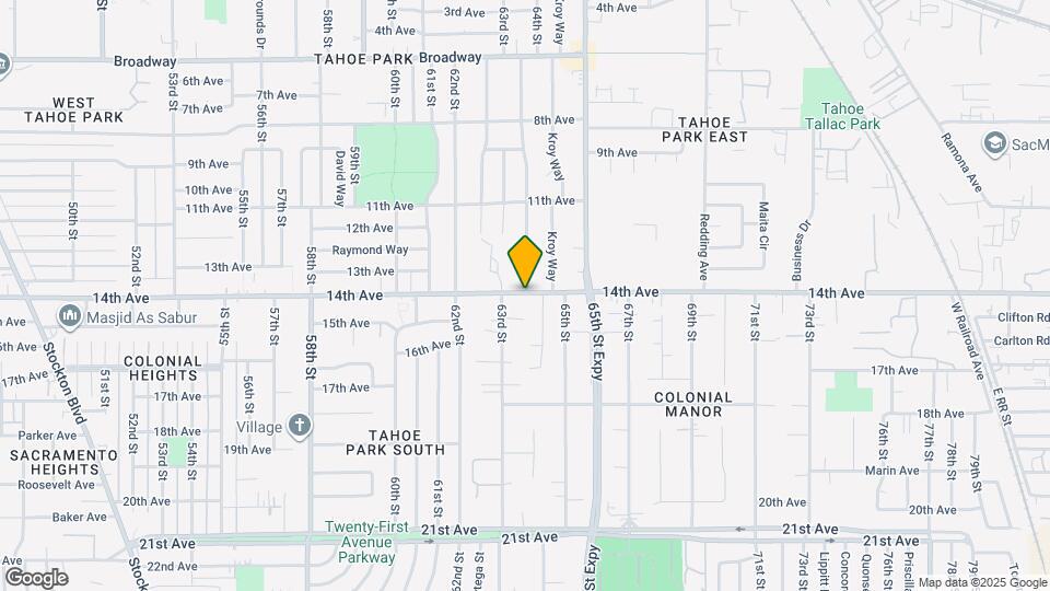 6380 14th Ave, Unit 6380 14th Ave Sacramento Map and Location Details