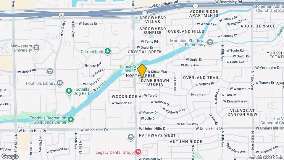 5029 W Kerry Ln Map and Location Details