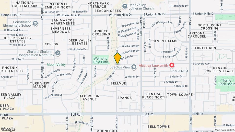 249 W Grovers Ave Map and Location Details