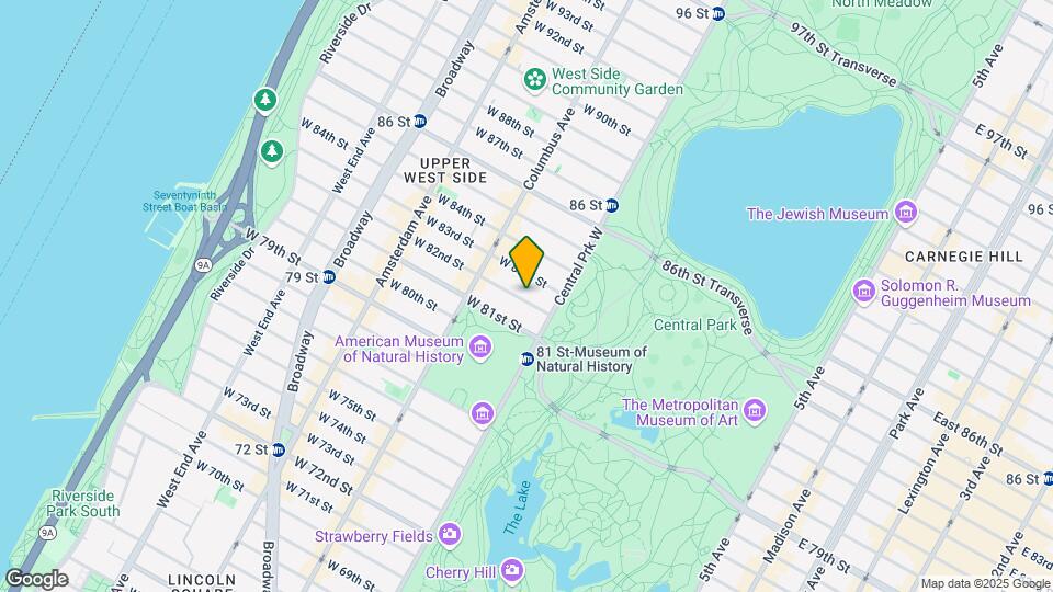 19 W 82nd St Map and Location Details