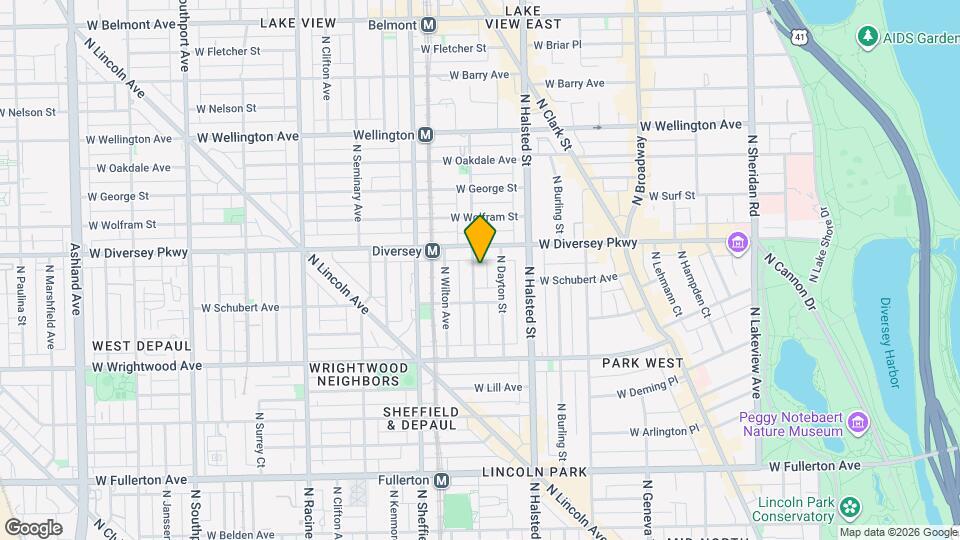 2735 N Mildred Ave Map and Location Details