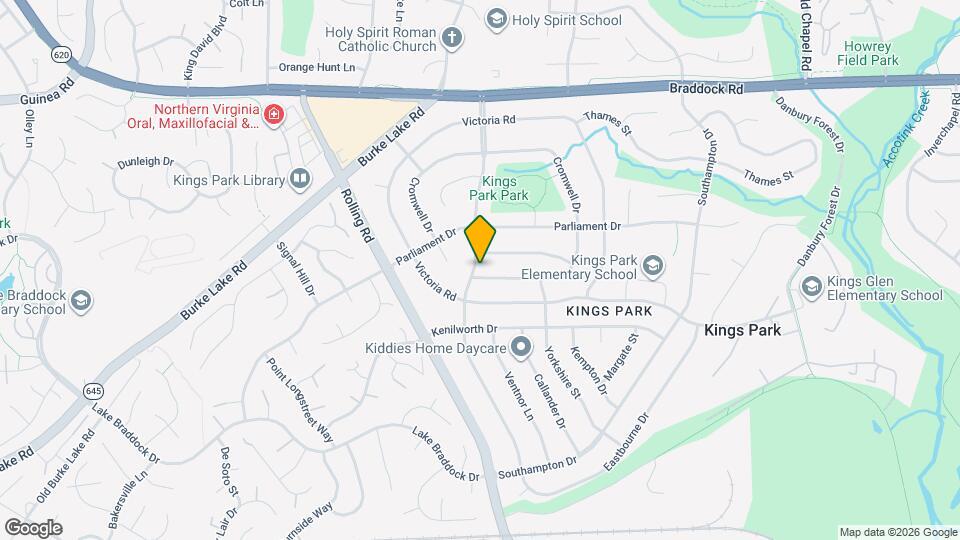 8601 Cromwell Dr Map and Location Details