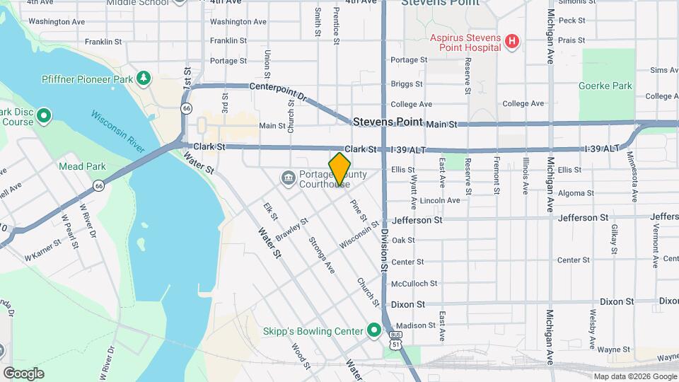 1556 Pine St, Unit 1 Map and Location Details