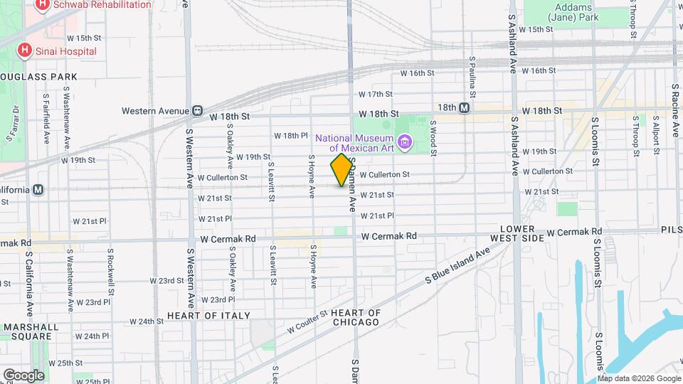 2016 W 21st St Map and Location Details