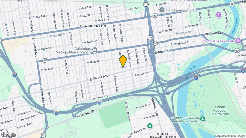 306 Martin Ave Map and Location Details