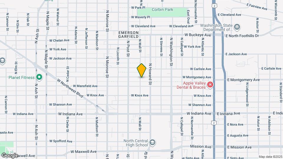 627 W Montgomery Ave Map and Location Details