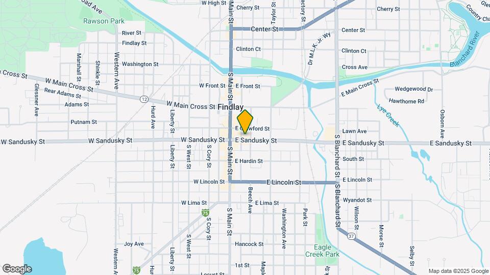 122 E Sandusky St, Unit 205 Mapa y Detalles de la Ubicación