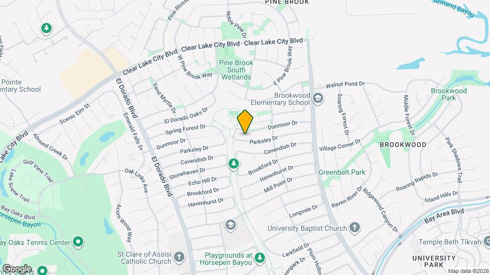 16215 Parksley Dr Map and Location Details