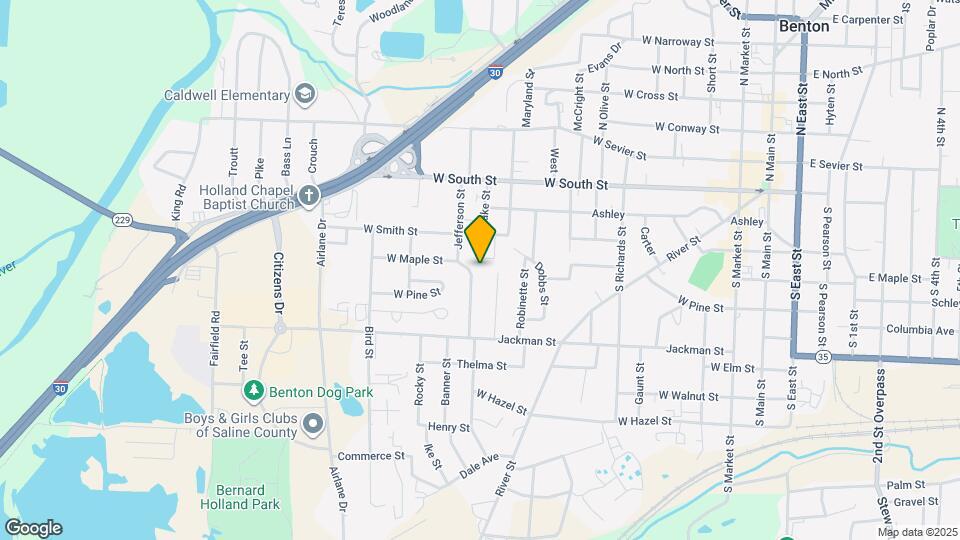 402 Jefferson St Map and Location Details