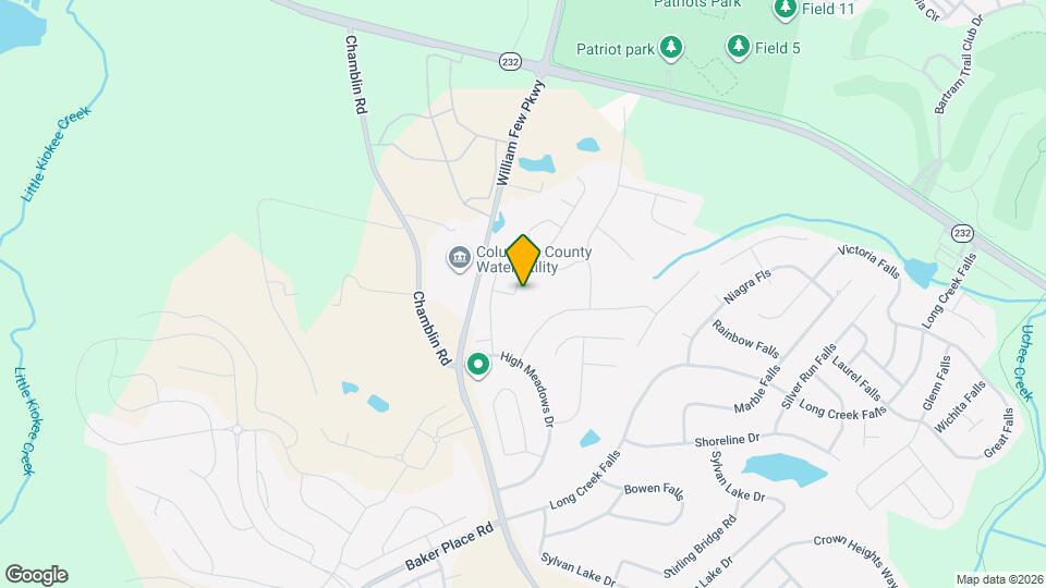 8033 High Vista Ln Map and Location Details