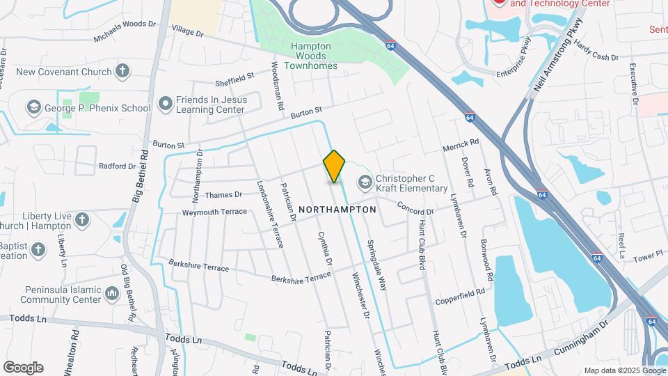 308 Winchester Dr Map and Location Details