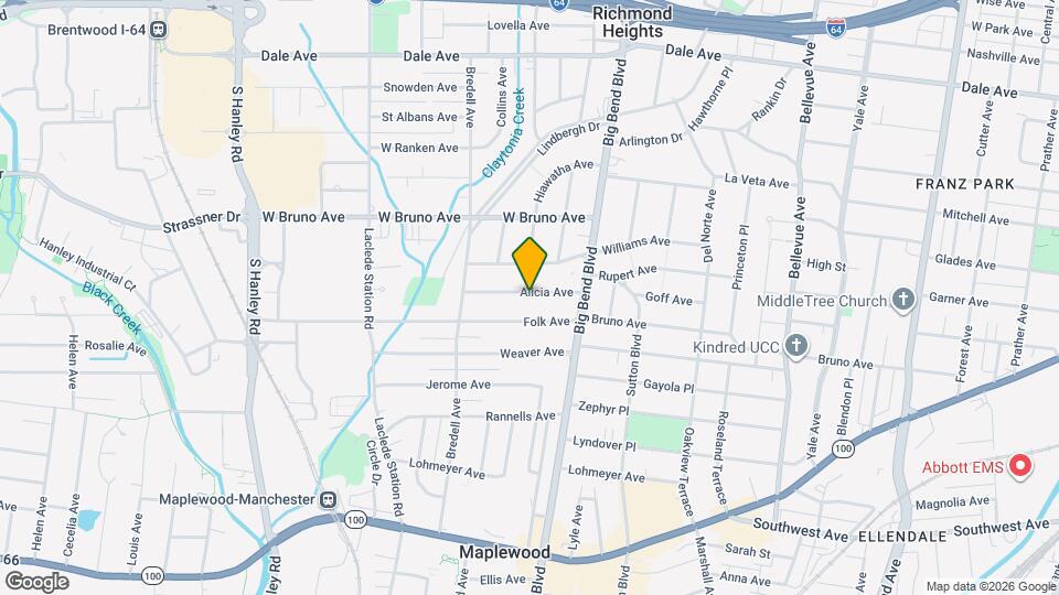 7560 Alicia Ave Map and Location Details