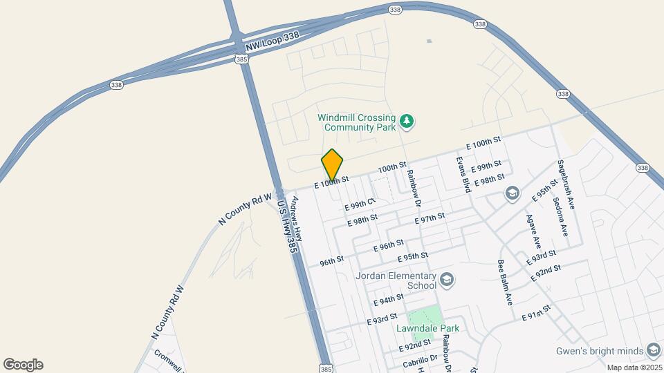 9915 Lamar Ave Map and Location Details