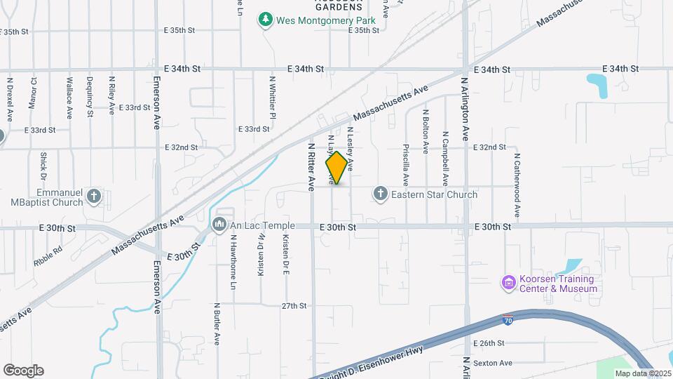 5601 E 31st St Map and Location Details