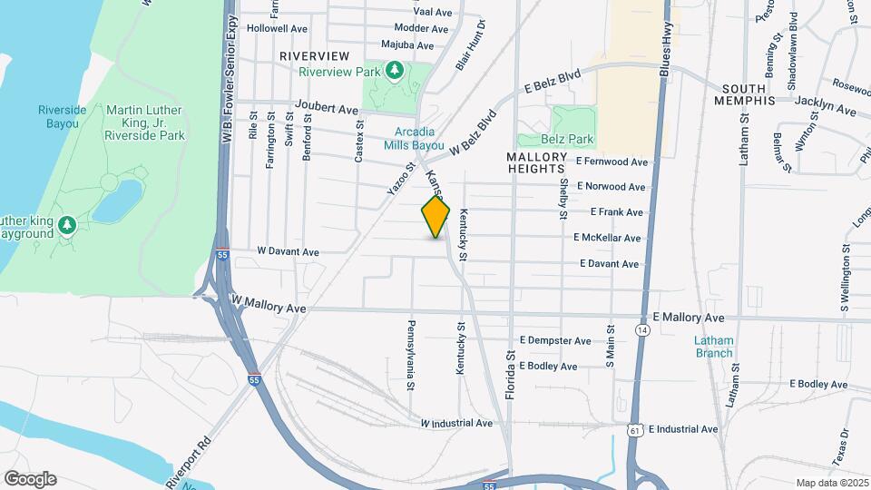 109 W MCKELLAR Ave Map and Location Details