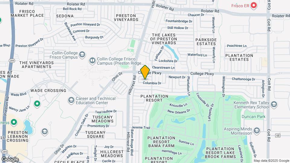 10720 Columbia Dr Map and Location Details