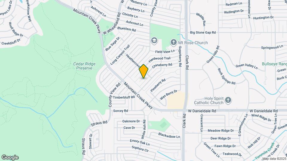 7310 Chinaberry Rd Map and Location Details