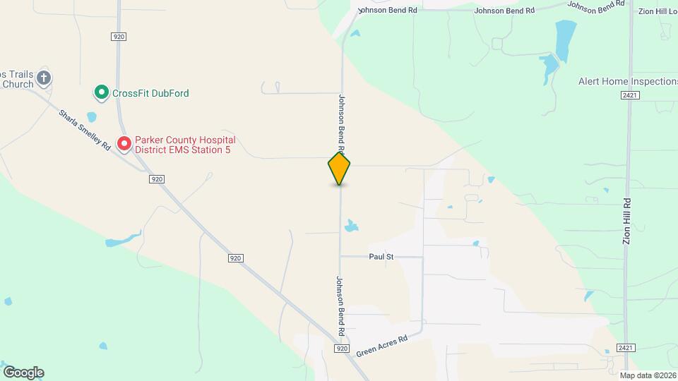 1304 Johnson Bend Rd Map and Location Details