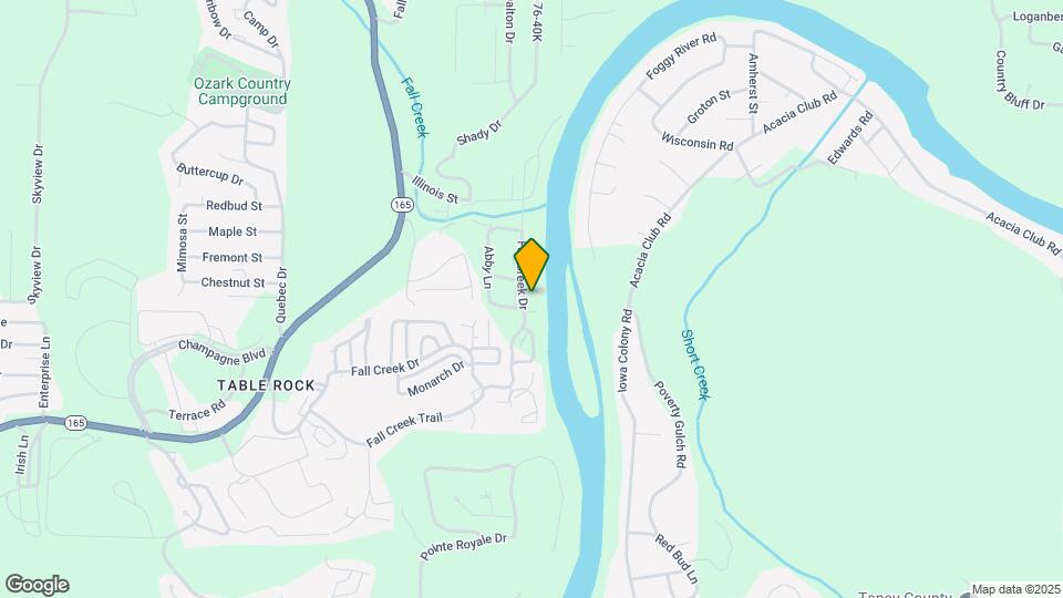 430 Fall Creek Dr Map and Location Details