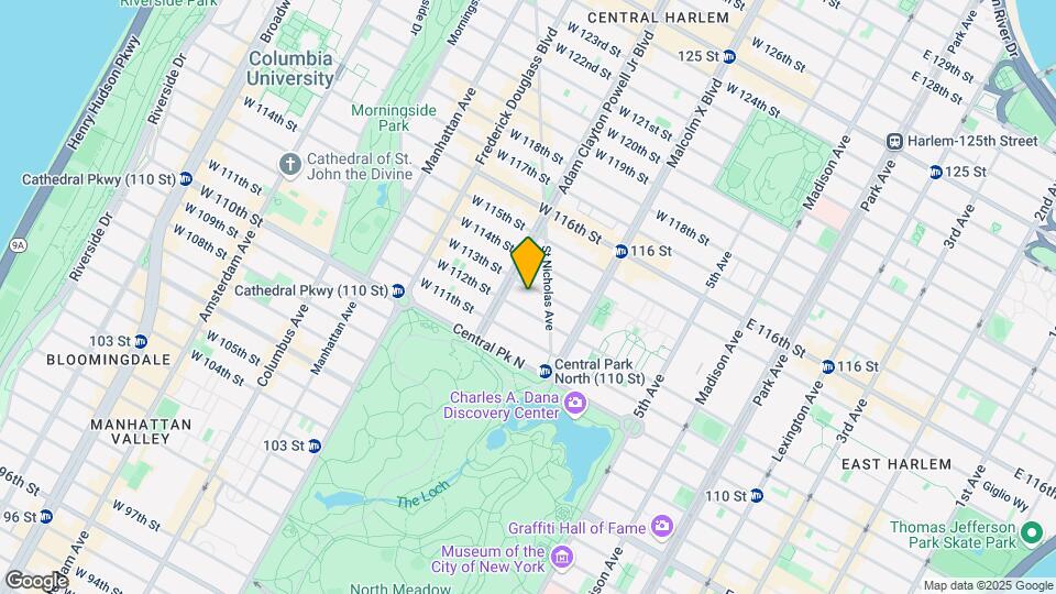 136 W 113th St Map and Location Details