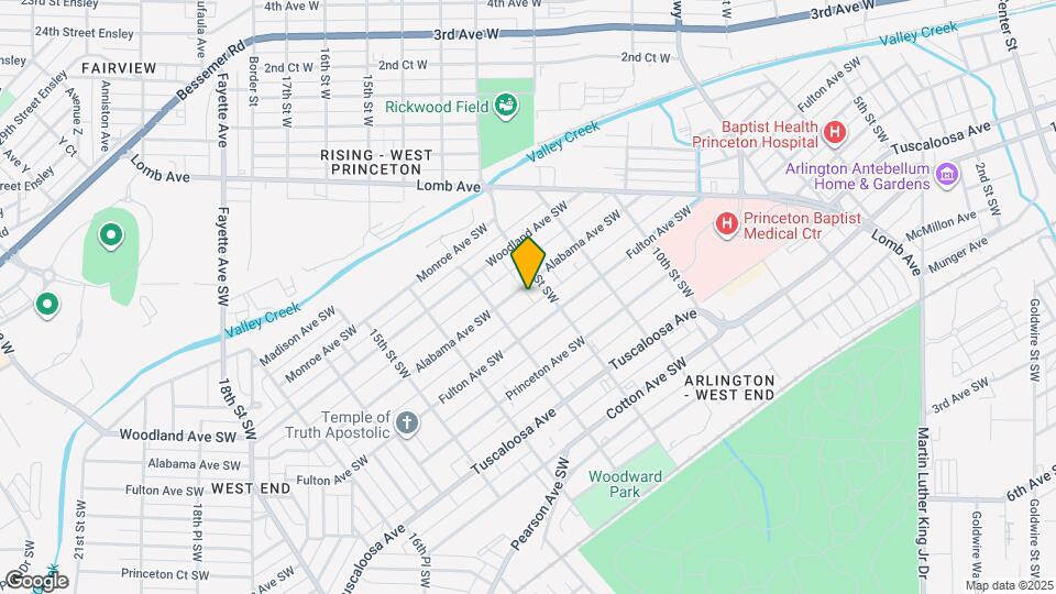 1213 Alabama Ave SW Map and Location Details