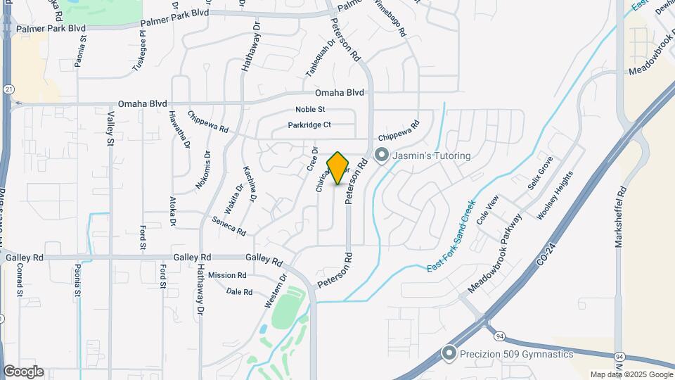 1253 Nez Perce Dr Map and Location Details