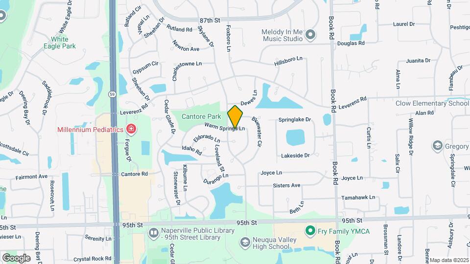 2484 Warm Springs Ln Map and Location Details
