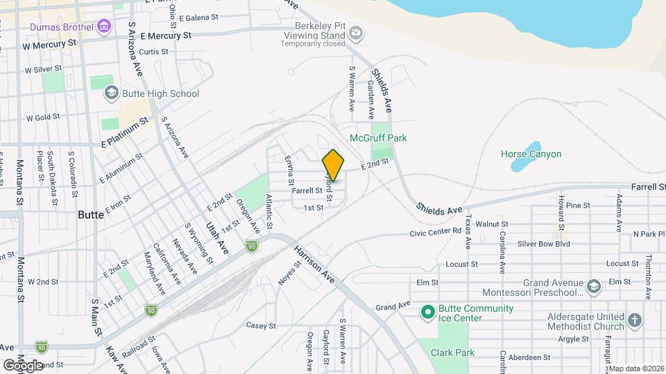 1028 Gaylord St Map and Location Details