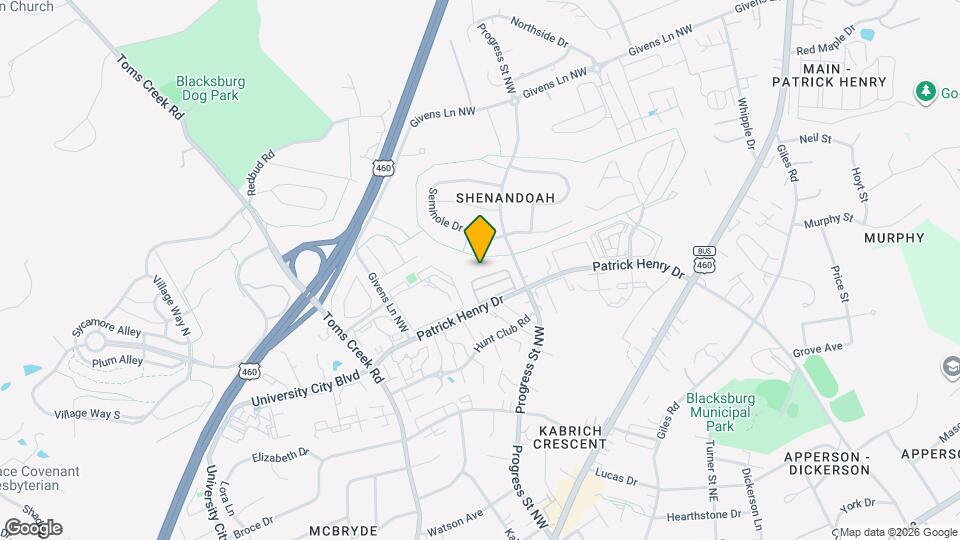 335 Shenandoah Cir Map and Location Details