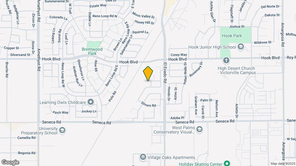 14391 Hidden Rock Rd Map and Location Details
