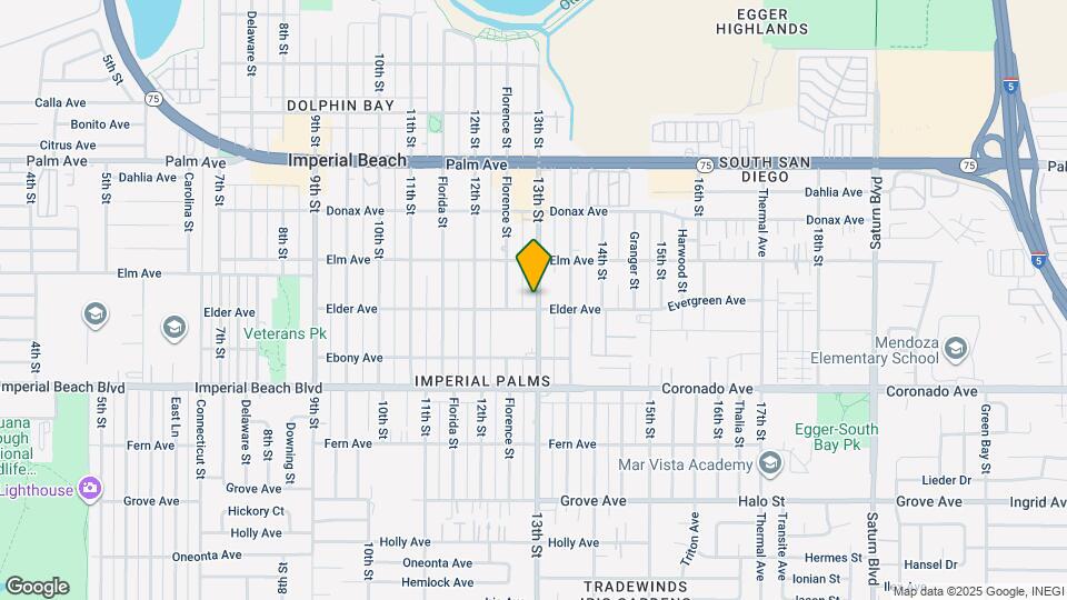1296 Elder Ave Map and Location Details