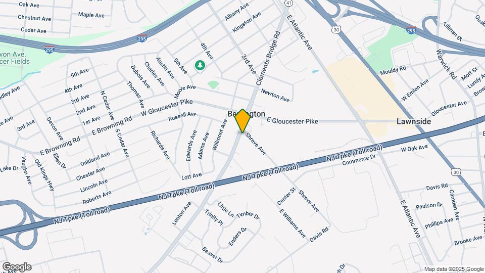 608 Clements Bridge Rd Map and Location Details