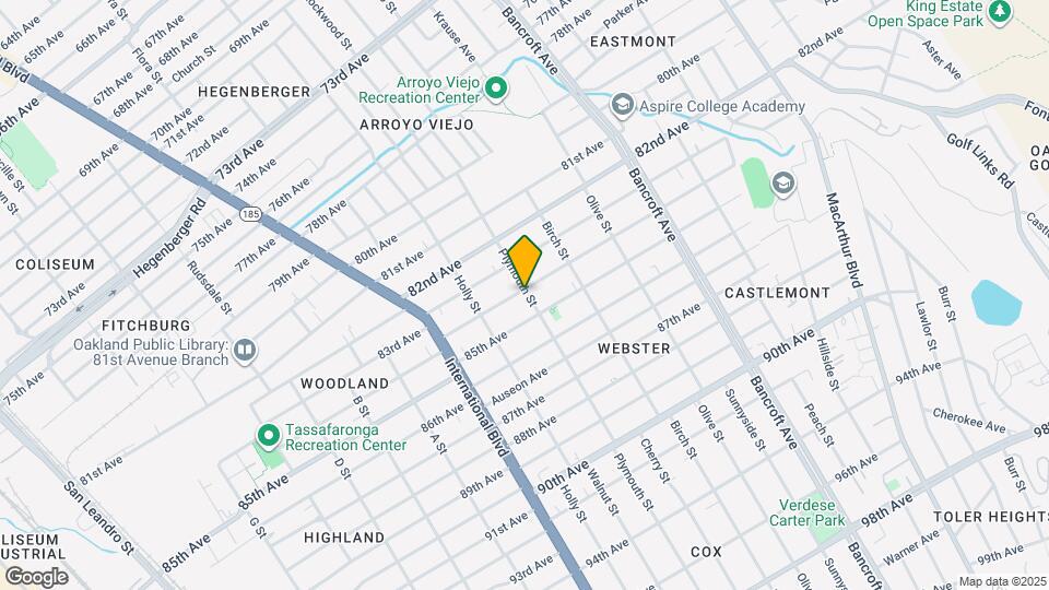 8401 Plymouth St Map and Location Details