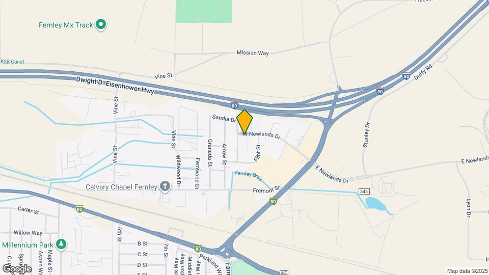 1145 W Newlands Dr Map and Location Details