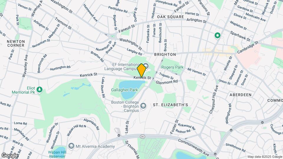 36 Kenrick St, Unit 1 Map and Location Details
