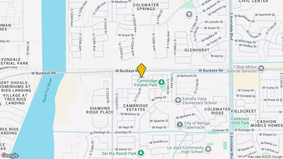 1217 S 121st Dr Map and Location Details